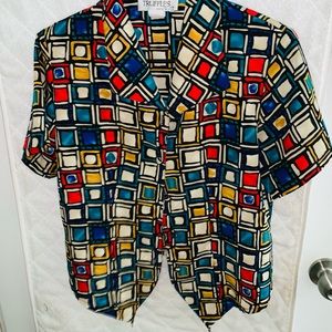 Vintage Button Up Blouse